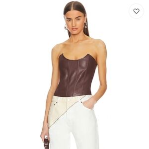 Miaou Dark Brown Leia Corset Size Medium